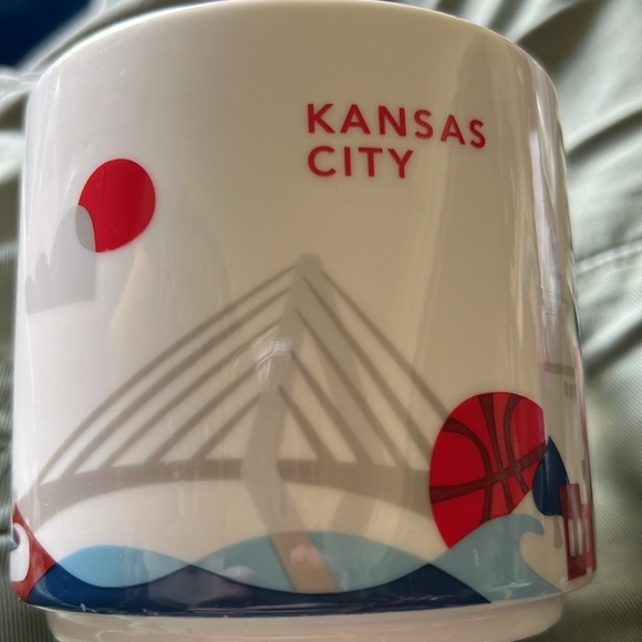 Starbucks 2017 Kansas City You are Here Collection 14oz Coffee Tea Mug Cup - Picture 7 of 12